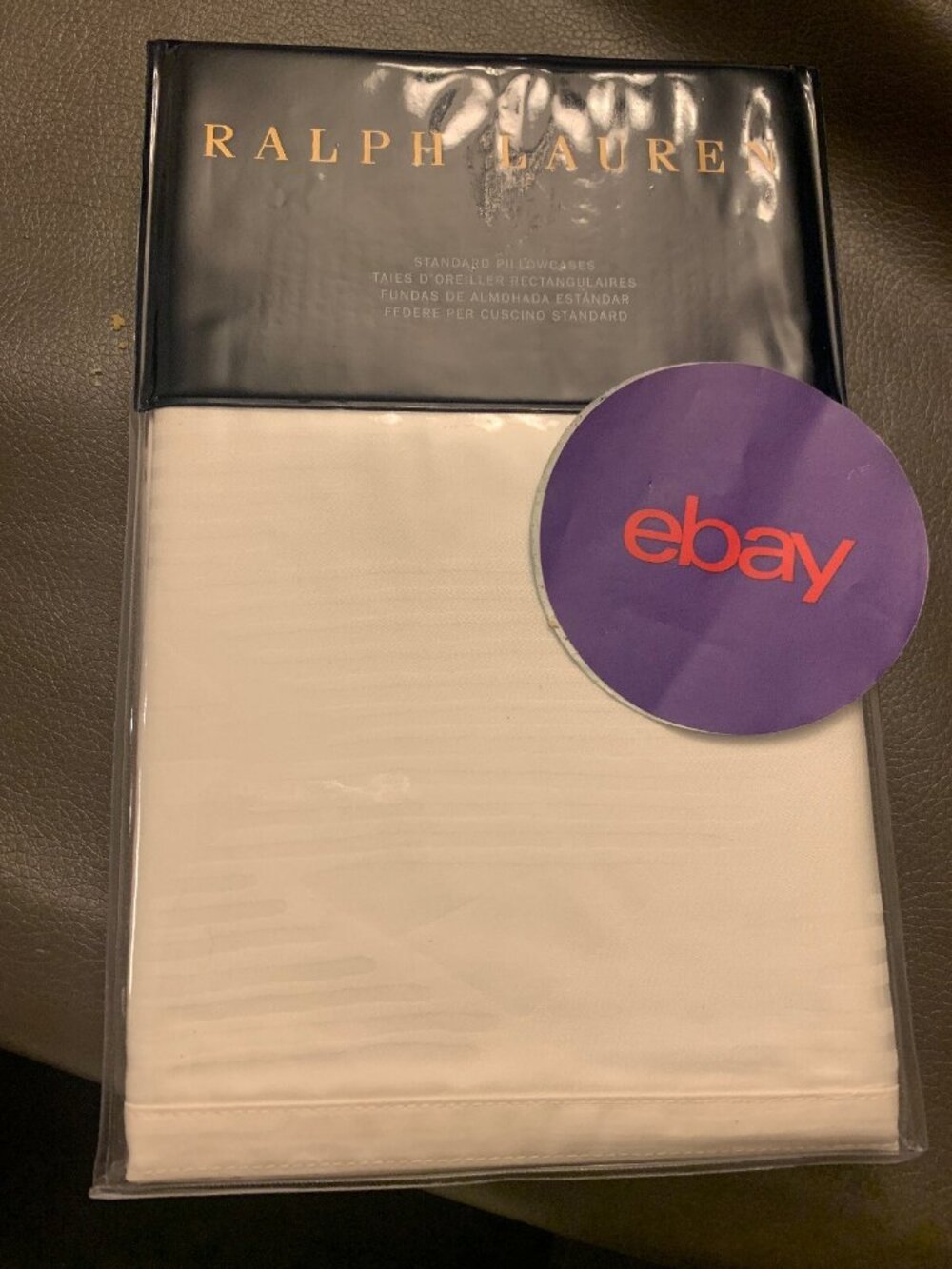 Ralph Lauren Standard Pillowcases Cerillos Emilia Cream Set Of 2